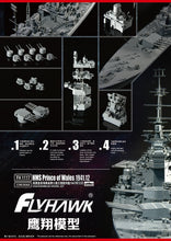 Load image into Gallery viewer, Flyhawk Models 1/700 British Battleship HMS Prince of Wales 1941 FH1117