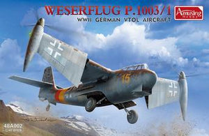 Amusing Hobby 1/48 German P.1003/1 Weserflug VTOL Aircraft 48A002