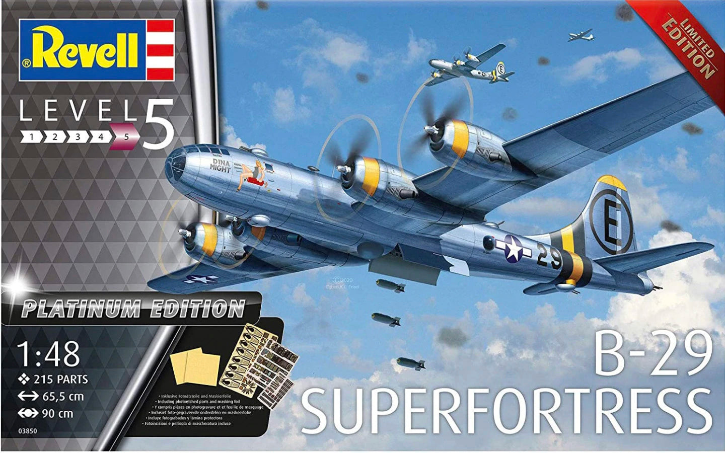 Revell 1/48 US B-29 Superfortress Platinum Edition 3850