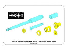 Load image into Gallery viewer, Aber 1/35 German 88 mm Barrel For Tiger I Early And Mid 35 L-76n'