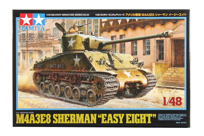 Tamiya 1/48 US M4A3E8 Sherman 