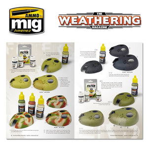 Ammo by Mig AMIG4516 The Weathering Magazine Washes, Filters And Oils