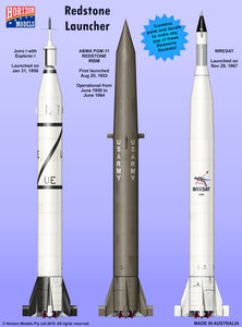 Horizon Models 1/72 Redstone Launcher Juno I W/ Explorer I 2005