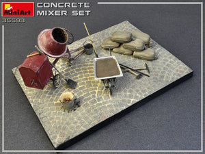 MiniArt 1/35 Concrete Mixer Set 35593