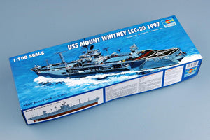 Trumpeter 1/700 USS Mount Whitney LCC-20 1997 PLASTIC MODEL KIT 05719