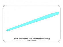 Load image into Gallery viewer, Aber 1/35 German 88 mm E-50 Barrel (One Part) 35 L-96'