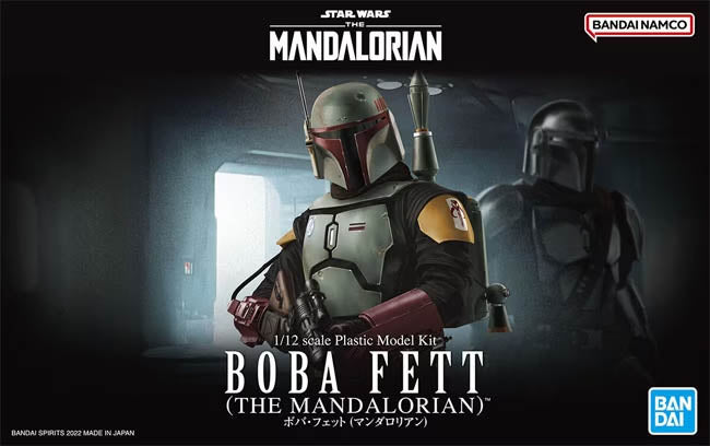 Bandai Star Wars 1/12 Boba Fett The Mandalorian Figure Model Kit 5063390
