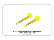 Load image into Gallery viewer, Aber 1/48 German ZB 37 Machine Guns Pz.35/38(t) (2) 48 L-32'