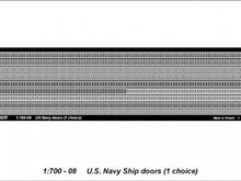 Load image into Gallery viewer, Aber 1/700 U.S. Navy doors 1:700-08