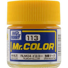 Mr. Hobby Mr. Color Lacquer C113 Semi-Gloss Yellow RLM04 C113 10ml