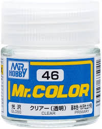 Mr. Hobby C4 Gloss Yellow 10ml Bottle, GSI Mr. Color