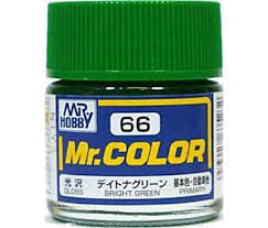 Mr. Hobby Mr. Color Lacquer C066 Gloss Bright Green C66 10ml