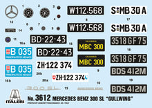 Load image into Gallery viewer, Italeri 1/16 MERCEDES-BENZ 300SL Gullwing 3612'
