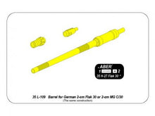 Load image into Gallery viewer, Aber 1/35 German 2cm Flak 30 or MG C/30 Barrel 35 L-109'