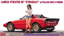 Load image into Gallery viewer, Hasegawa 1/24 Lancia Stratos HF Stradale 1972 w/ Italian Girl 20543