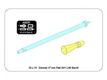 Load image into Gallery viewer, Aber 1/35 German 37mm Flak 43/1 L/60 Barrel 35 L-10N'
