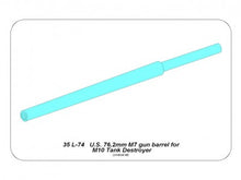 Load image into Gallery viewer, Aber 1/35 US 76.2mm M7 Barrel for M10 Tank Destroyer 35 L-74