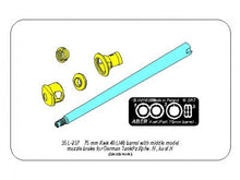 Load image into Gallery viewer, Aber 1/35 German 75mm KwK40L/48 Barrel With Middle Model Muzzle Brake 35 L-237'