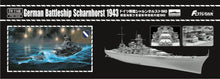 Load image into Gallery viewer, Flyhawk Models 1/700 German Battleship Scharnhorst 1943 FH1148