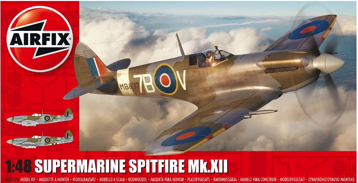 Airfix 1/48 British Supermarine Spitfire Mk.XII A05117A'