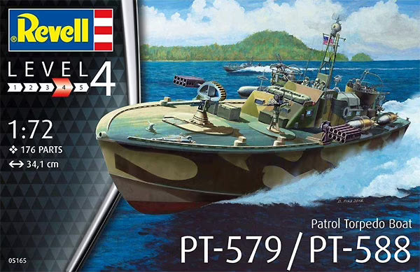 Revell 1/72 US Patrol Torpedo Boat PT-579/588 05165 – Burbank's