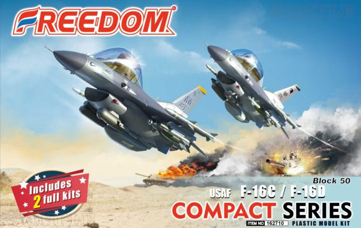 Freedom Compact Series US F-16C & F-16D Block 50 (2 Complete Kits) 162710