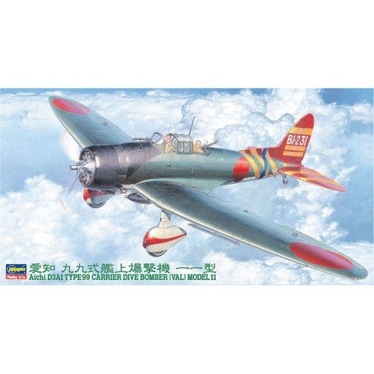 Hasegawa 1/48 Aichi D3A1 Type 99 Dive Bomber (Val) Model 11 09055