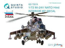 Load image into Gallery viewer, Quinta Studio 1/72 Interior 3D Decal NATO Mi-24V Hind QD72019