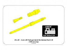 Load image into Gallery viewer, Aber 1/35 German 2 cm L/50 Gun Barrel for KwK.38 35 L-88'