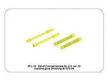 Load image into Gallery viewer, Aber 1/48 US 0.30 cal Set of 2 Barrels For Browning M-1919 A4 48 L-19'