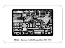 Load image into Gallery viewer, Aber 1/35 German tool holders set from 1943-1945 35 A04'