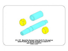 Load image into Gallery viewer, Aber 1/35 German 75mm KwK 37 L/24 Barrel For Pz Kpfw III 35 L-157'