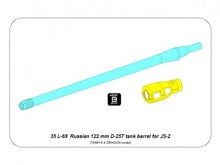Load image into Gallery viewer, Aber 1/35 Russian 122 mm D-25T Tank Barrel For JS-2 35 L-69n'