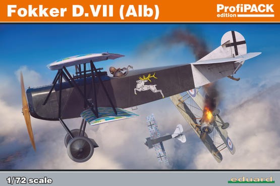 Eduard 1/72 German Fokker D.VII (Alb) ProfiPack 70134