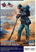 Load image into Gallery viewer, MasterBox 1/35 US Civil War Series Union Soldier A Quick Rest After the Battle MB35196