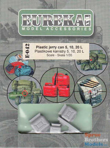 Eureka XXL 1/35 Plastic Jerry Can 5, 10, 20L E-042