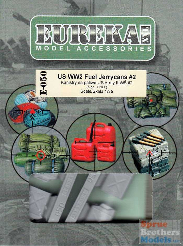 Eureka XXL 1/35 US WW2 Fuel Jerrycans #2 E-050