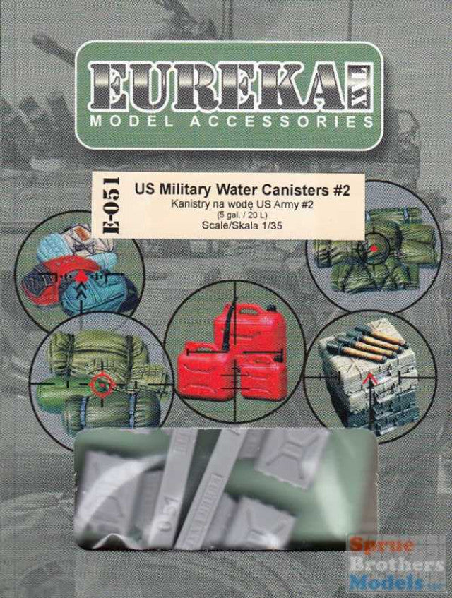 Eureka XXL 1/35 US Military Water Canisters #2 E-051