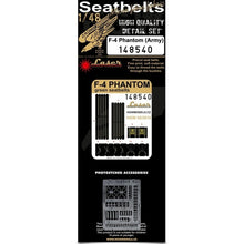 Load image into Gallery viewer, HGW 1/48 US F-4 Phantom (Army)  Microcloth/Photoetch Seatbelts 148540