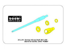 Load image into Gallery viewer, Aber 1/35 German 50mm KwK39/1 L/60 Barrel for Sd.Kfz.234/2 / Leopard 35 L-21'