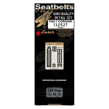 Load image into Gallery viewer, HGW 1/32 US F4U-1 Corsair Microplastic/Photoetch Seatbelts 132527