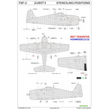 Load image into Gallery viewer, HGW 1/48 US F6F-3 Hellcat Stencils 248073 SALE!