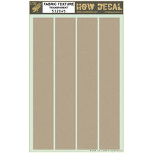 Load image into Gallery viewer, HGW 1/32 Fabric Texture Transparent Decal 532045