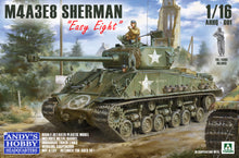Load image into Gallery viewer, Andy's Hobby HQ 1/16 US M4A3E8 Sherman w/ Figure AHHQ-001
