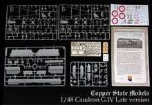 Load image into Gallery viewer, Copperstate Models 1/48 French Caudron G. IV Late Version CSM1027