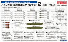 Load image into Gallery viewer, Finemolds 1/72 Modern US Aircraft Missile Set (60s-70s) FP44