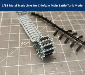 San Xin Model 1/35 British Chieftan Metal Track Links with Brass Pins SX35026