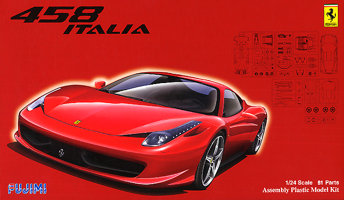Fujimi 1/24 Ferrari 458 Italia 123820 – Burbank's House of Hobbies
