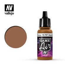 Load image into Gallery viewer, Vallejo Game Air 72.757 Bright Bronze 17ml *****