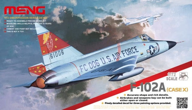 Meng 1/72 US F-102A (Case X) DS-003